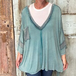 NWT - Oversized “Long Time No Sea” Top